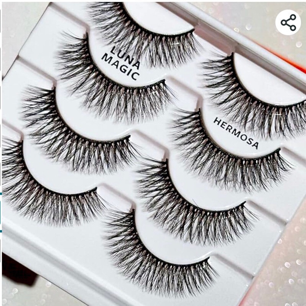 New 4 Pair Luna Magic ‘Hermosa’ Faux Mink Lashes - Picture 4 of 12